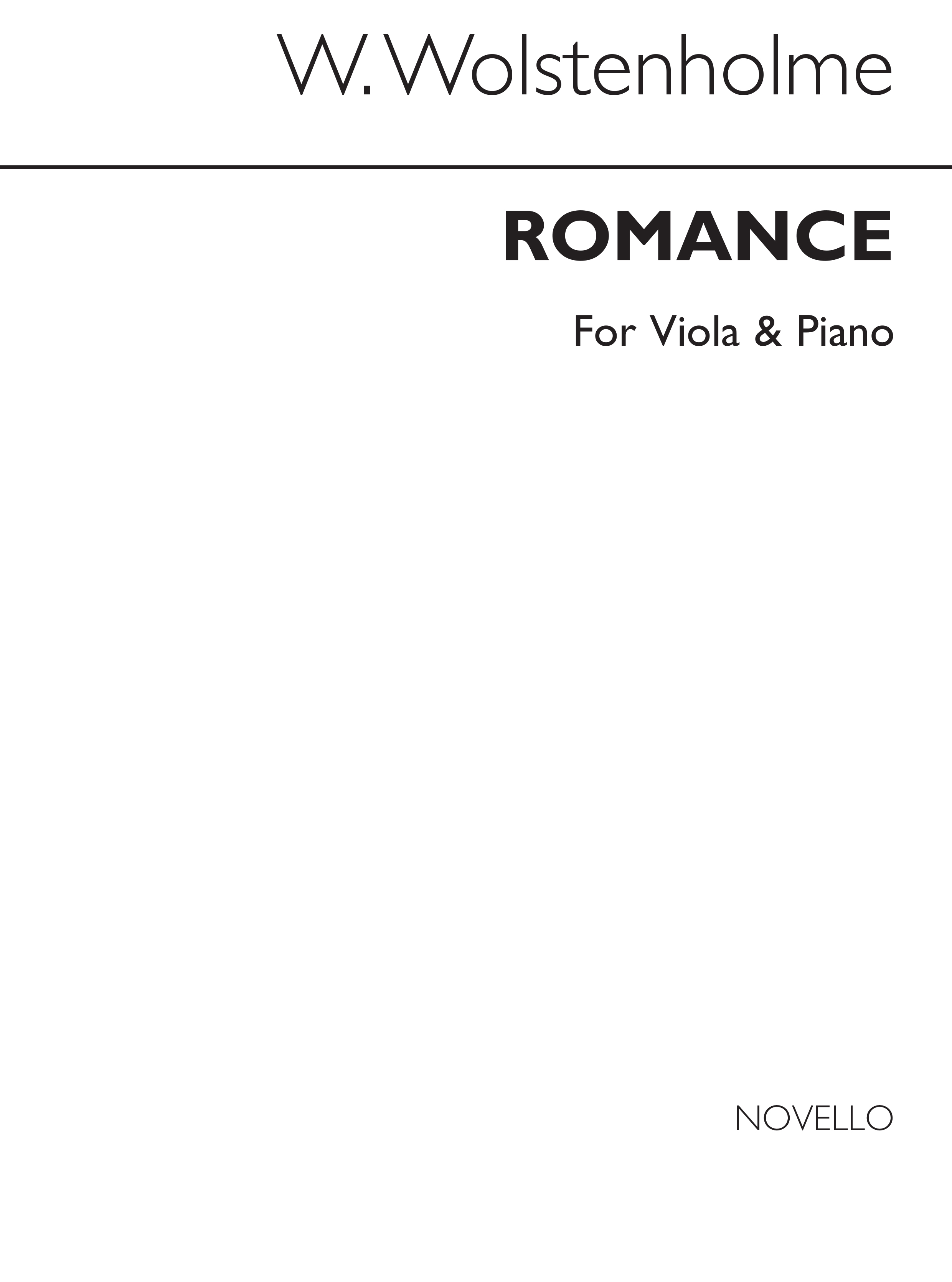 William Wolstenholme: Romance For Viola And Piano