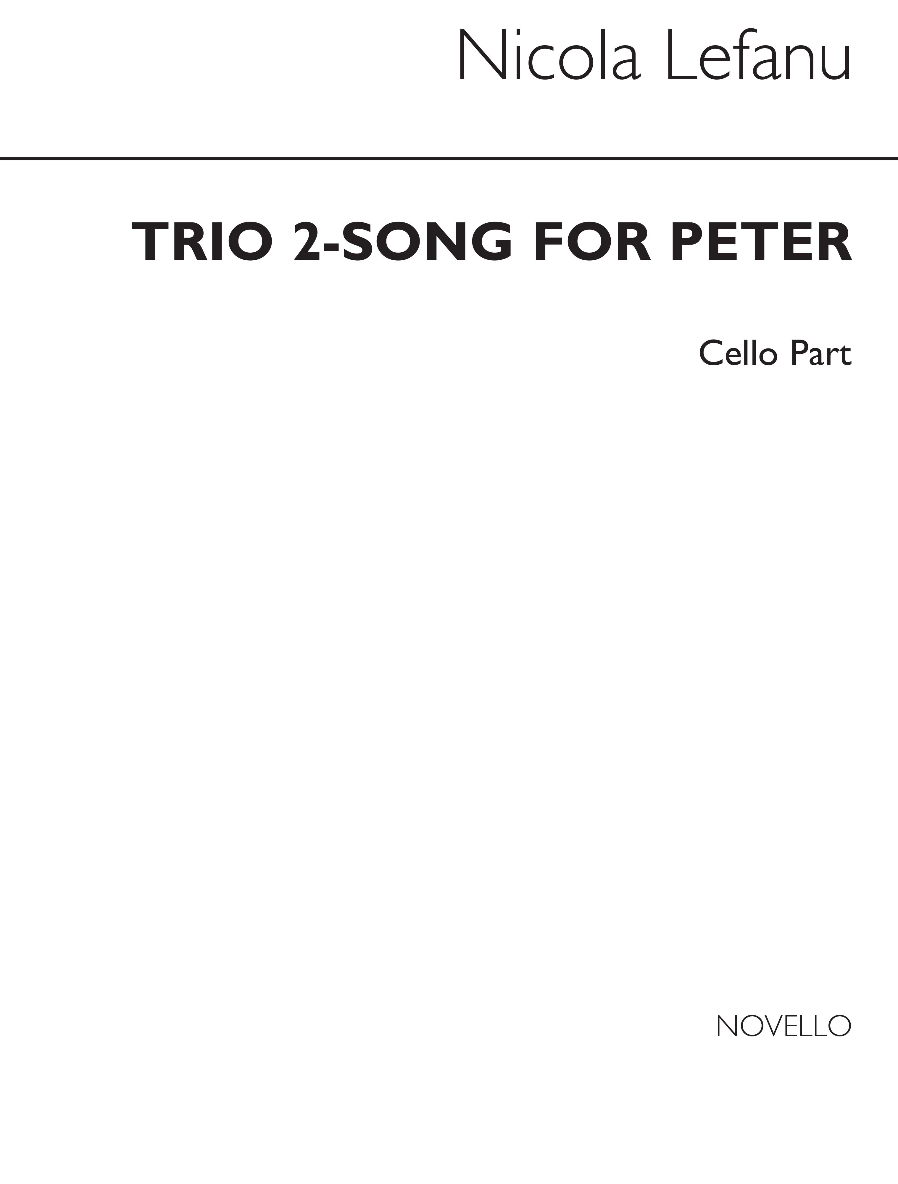 Nicola LeFanu: Trio 2: Song For Peter (Part)