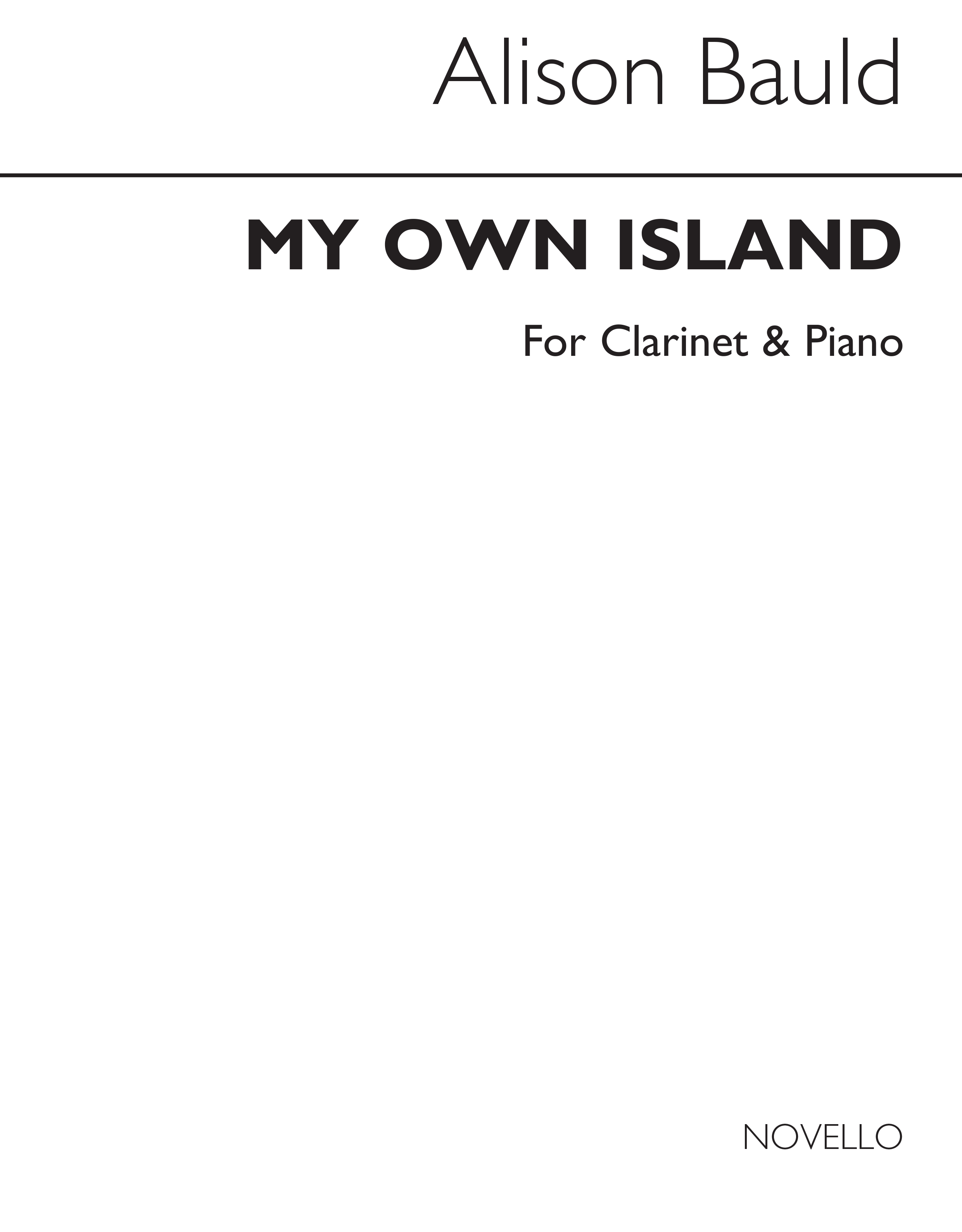Bauld: My Own Island for Clarinet and Piano