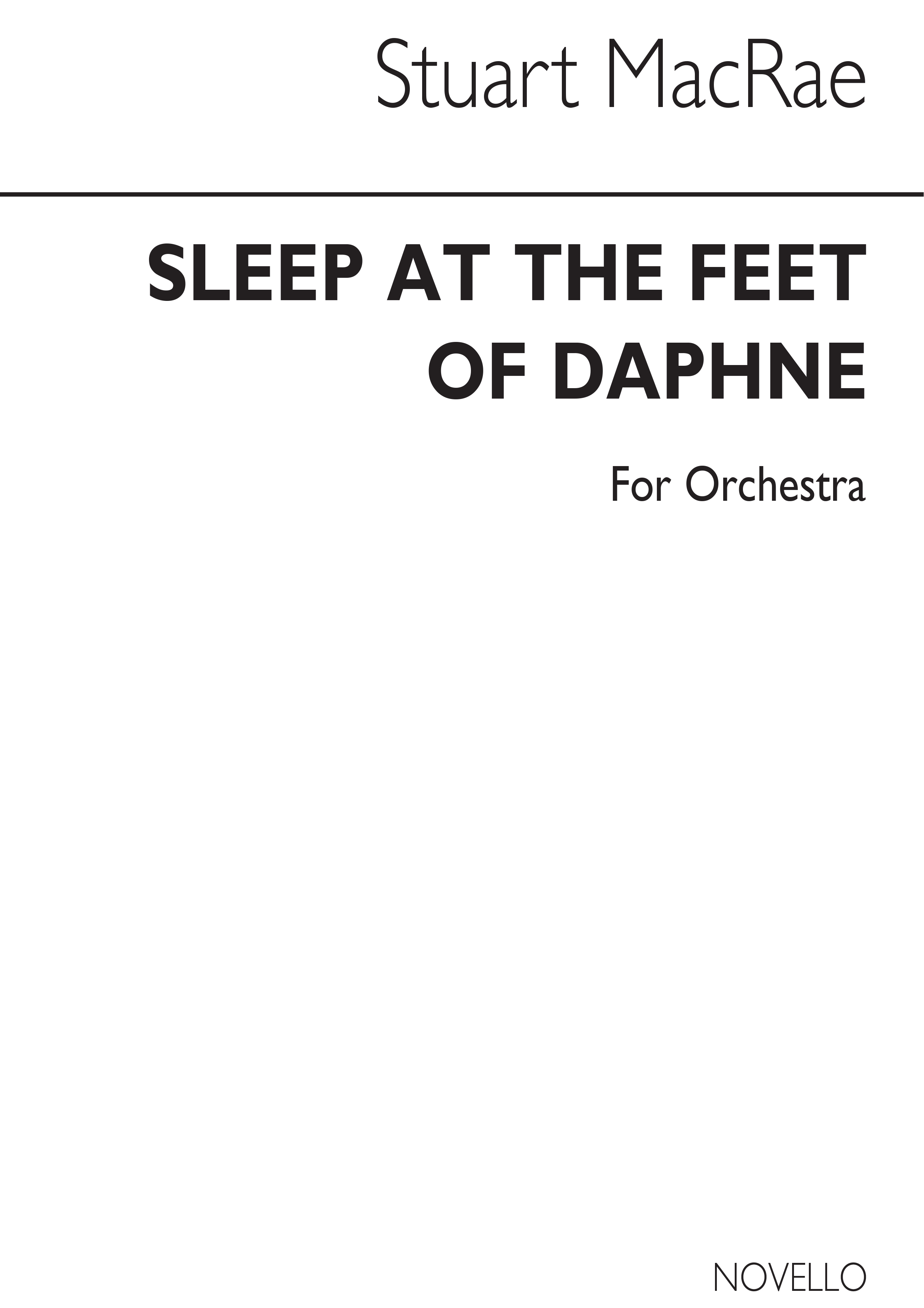 Macrae: Sleep At The Feet Of Daphne (Full Score)