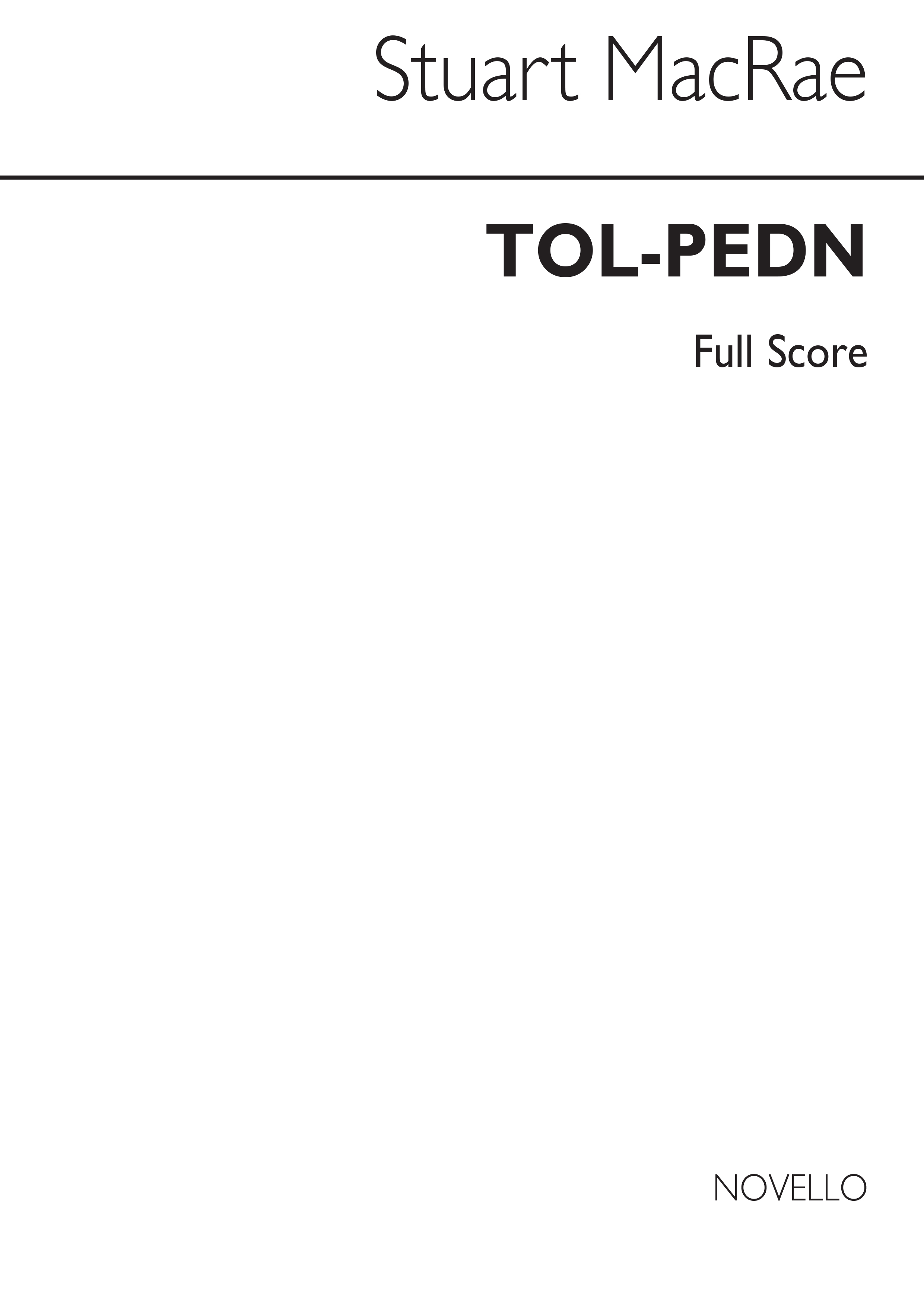 Macrae: Tol-pedn (Score)