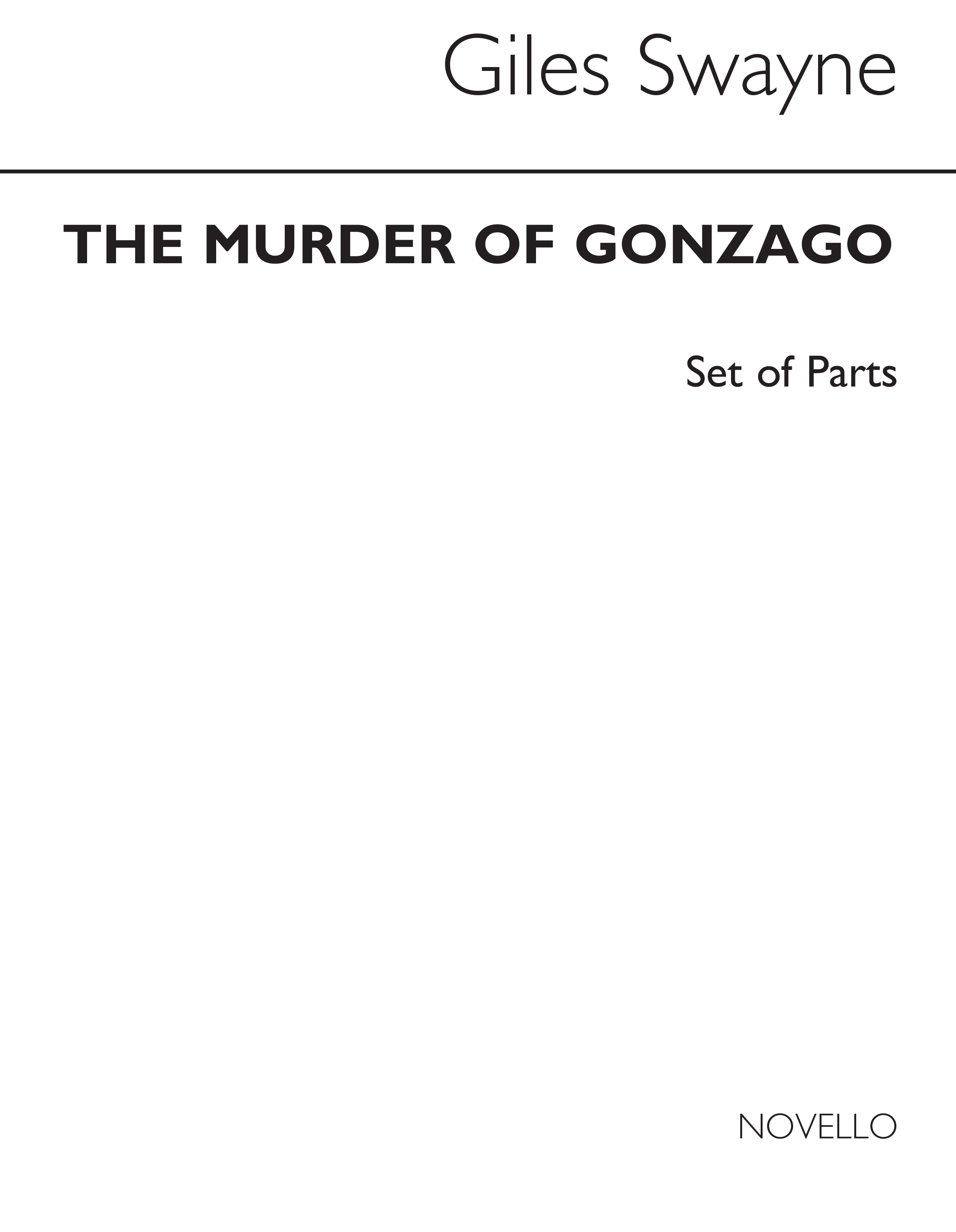 Giles Swayne: The Murder Of Gonzago (Parts)