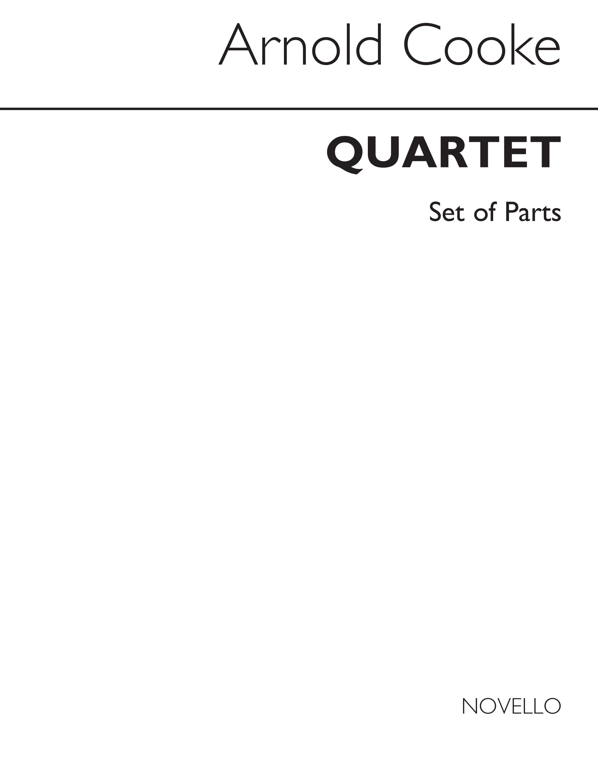 Cooke: Quartet (Parts)