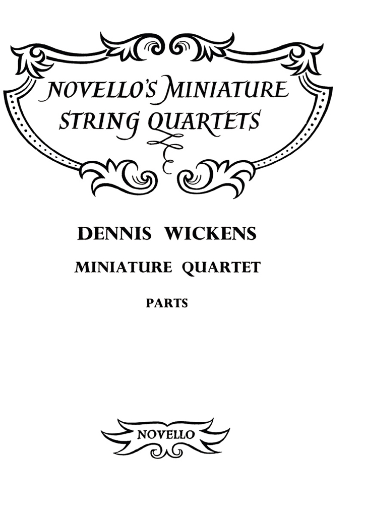 Miniature Quartet Parts