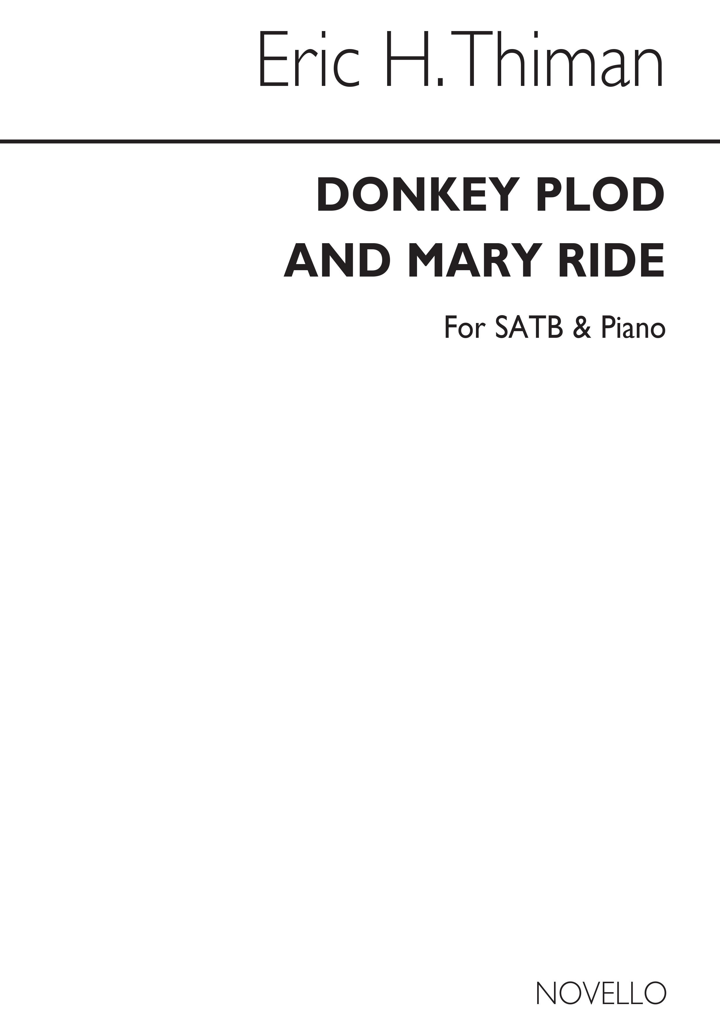 Eric Thiman: Donkey Plod And Mary Ride