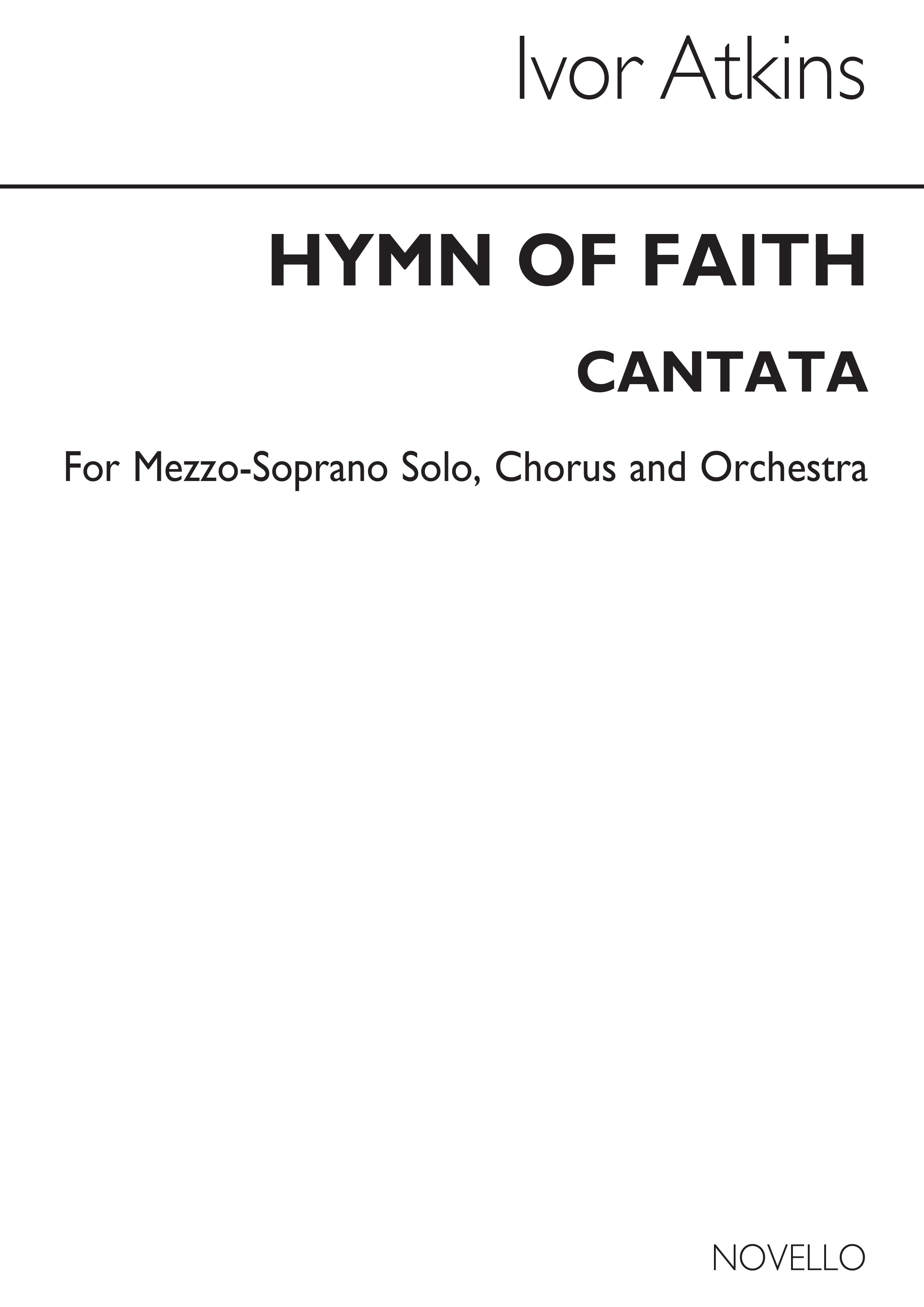 Hymn Of Faith Vocal Score