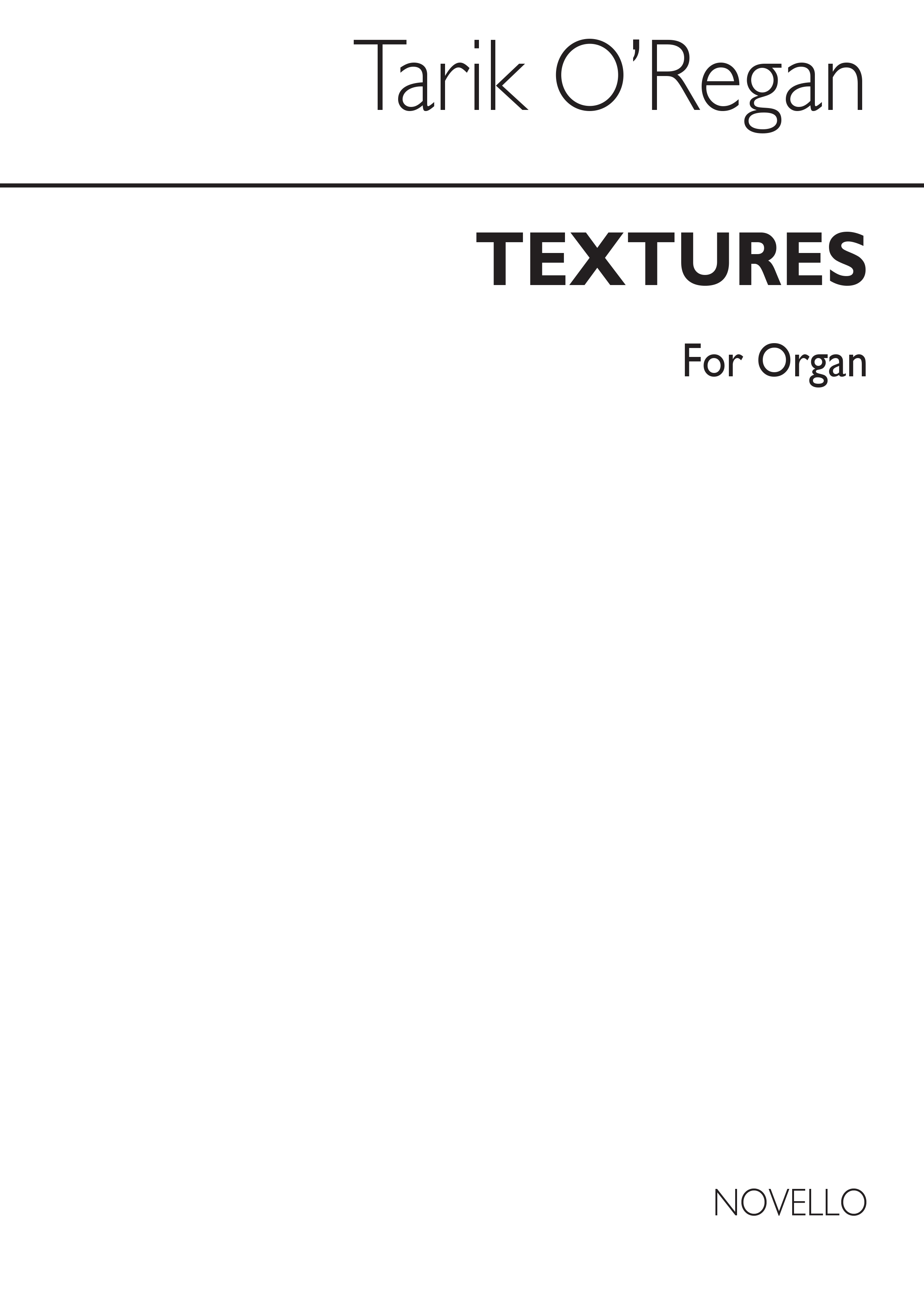 Tarik O'Regan: Textures
