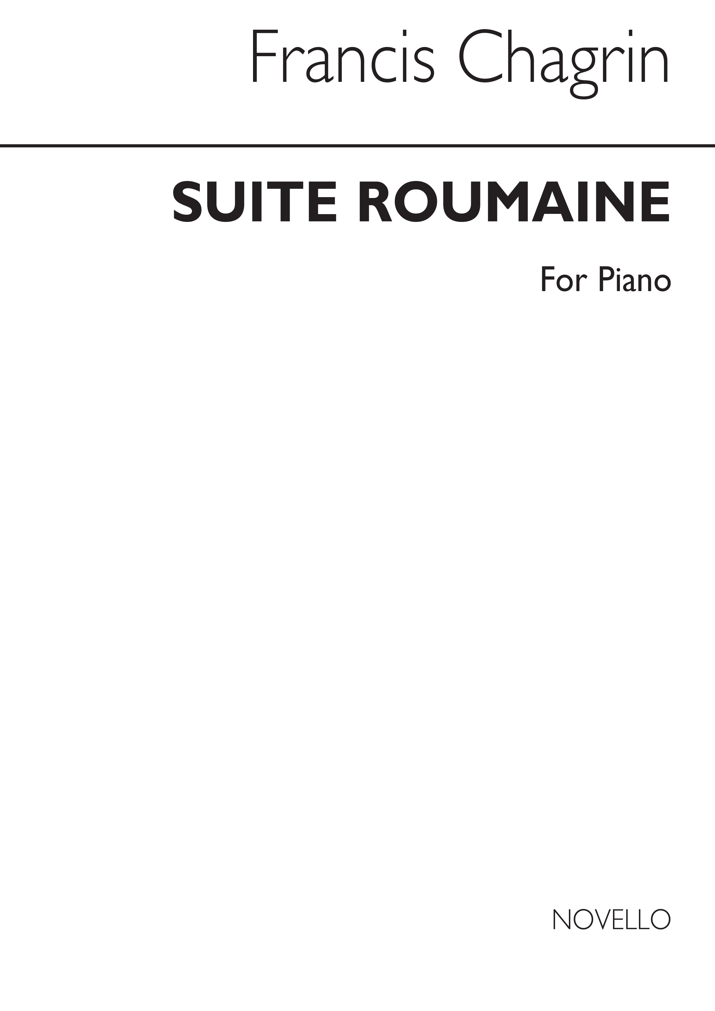 Francis Chagrin: Suite Roumaine