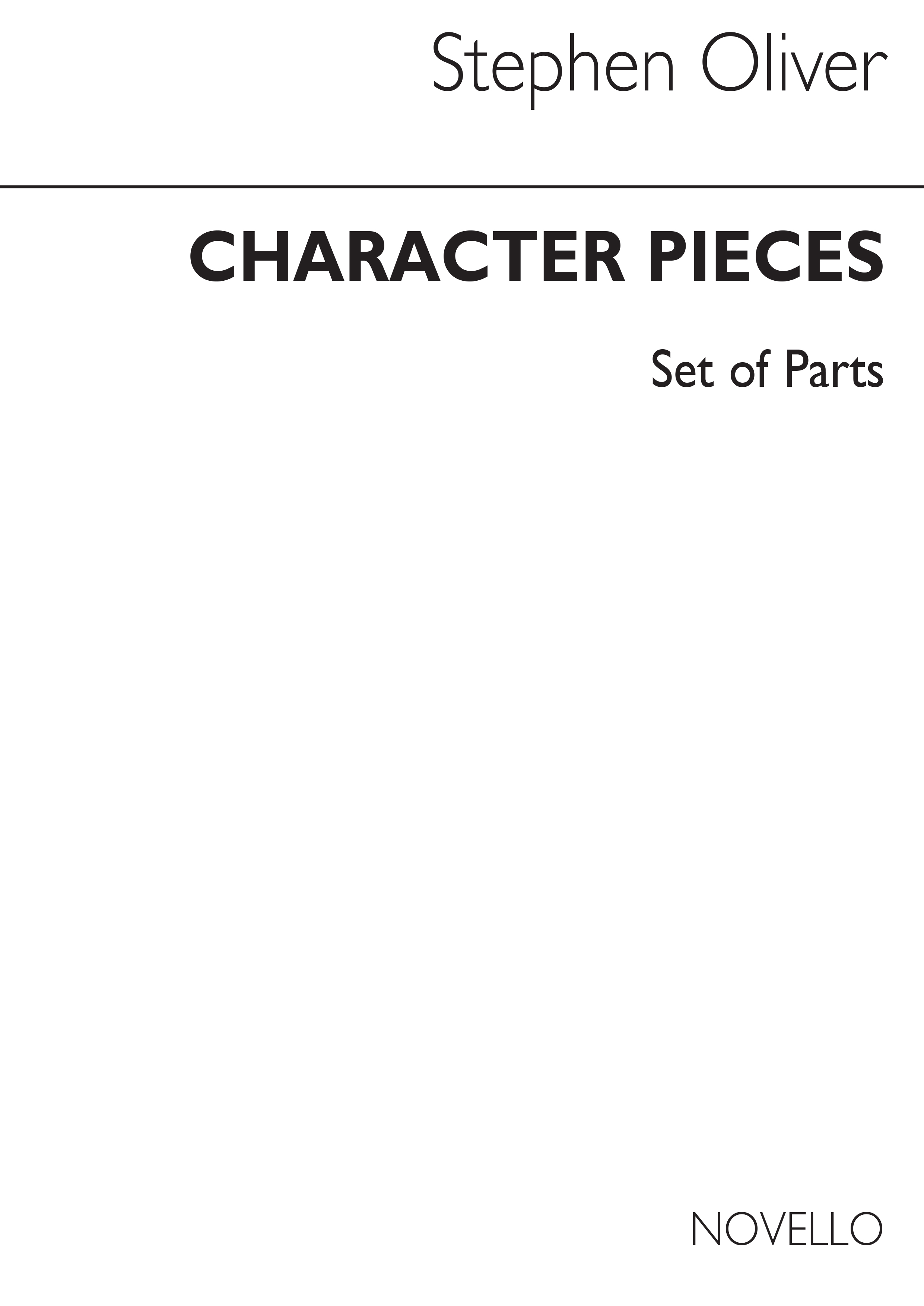 Stephen Oliver: Character Pieces For Wind (Parts)