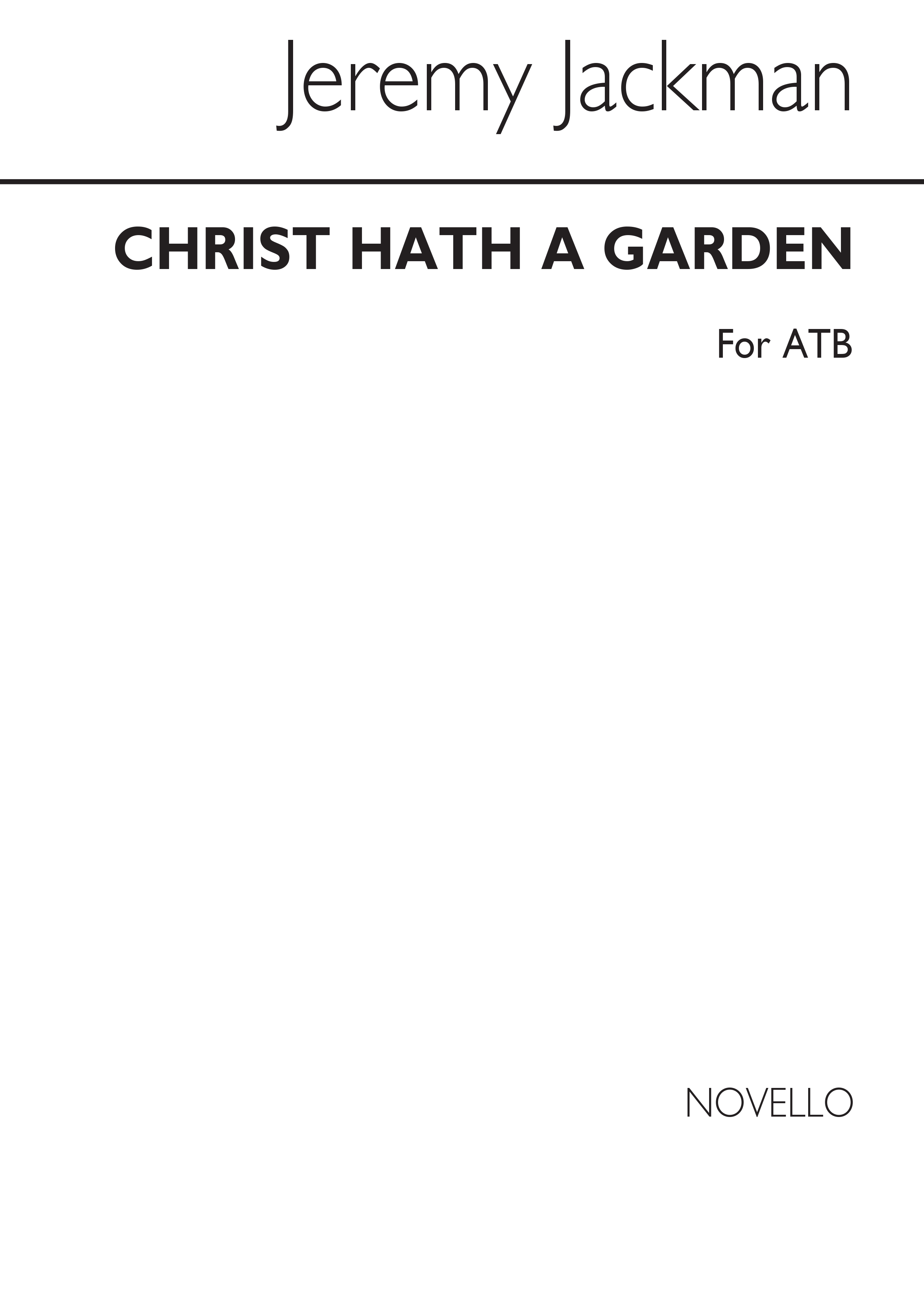 Andrew Jackman: Christ Hath A Garden