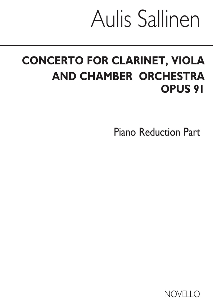 Aulis Sallinen: Concerto For Clarinet, Viola And Chamber Orchestra