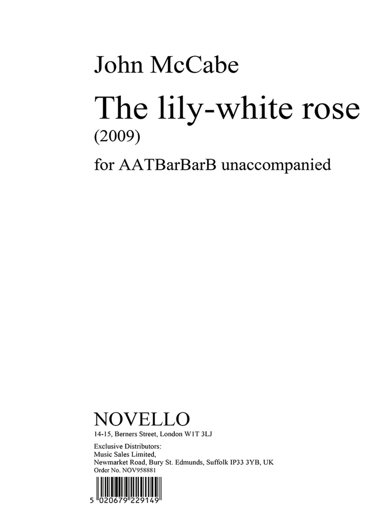 John McCabe: The Lily-White Rose