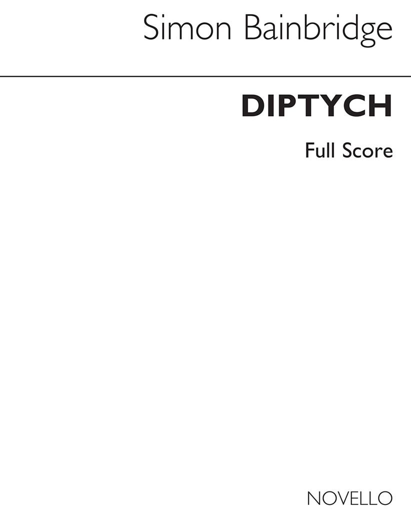 Simon Bainbridge: Diptych (Full Score)