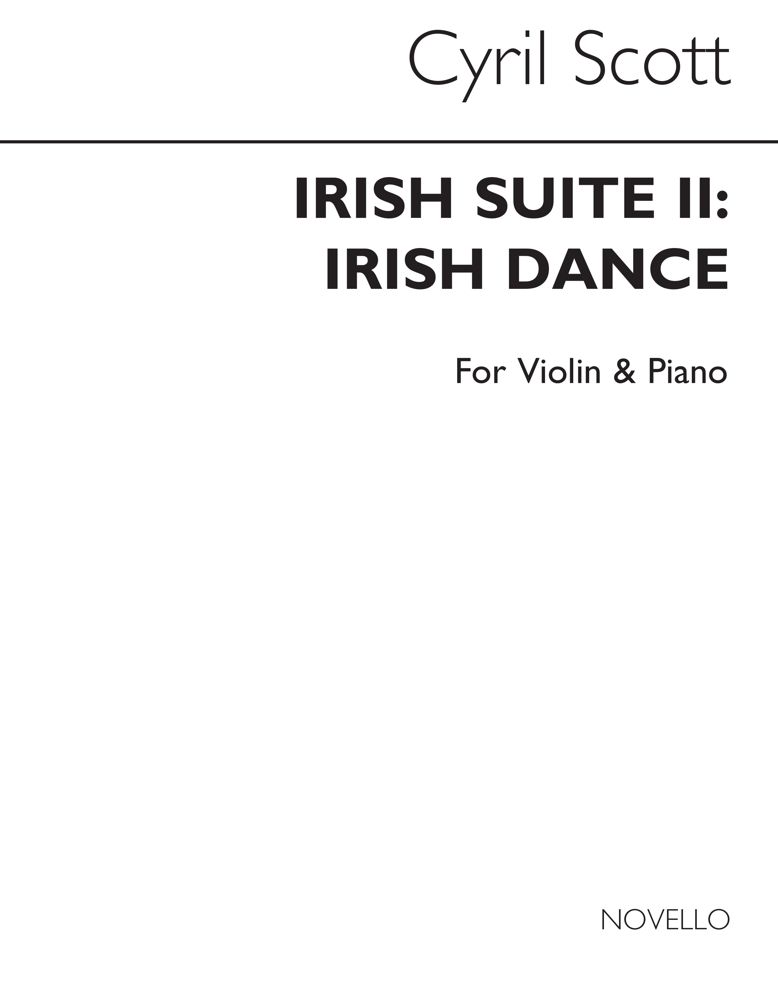 Cyril Scott: Irish Suite-Irish Dance (Violin/Piano)
