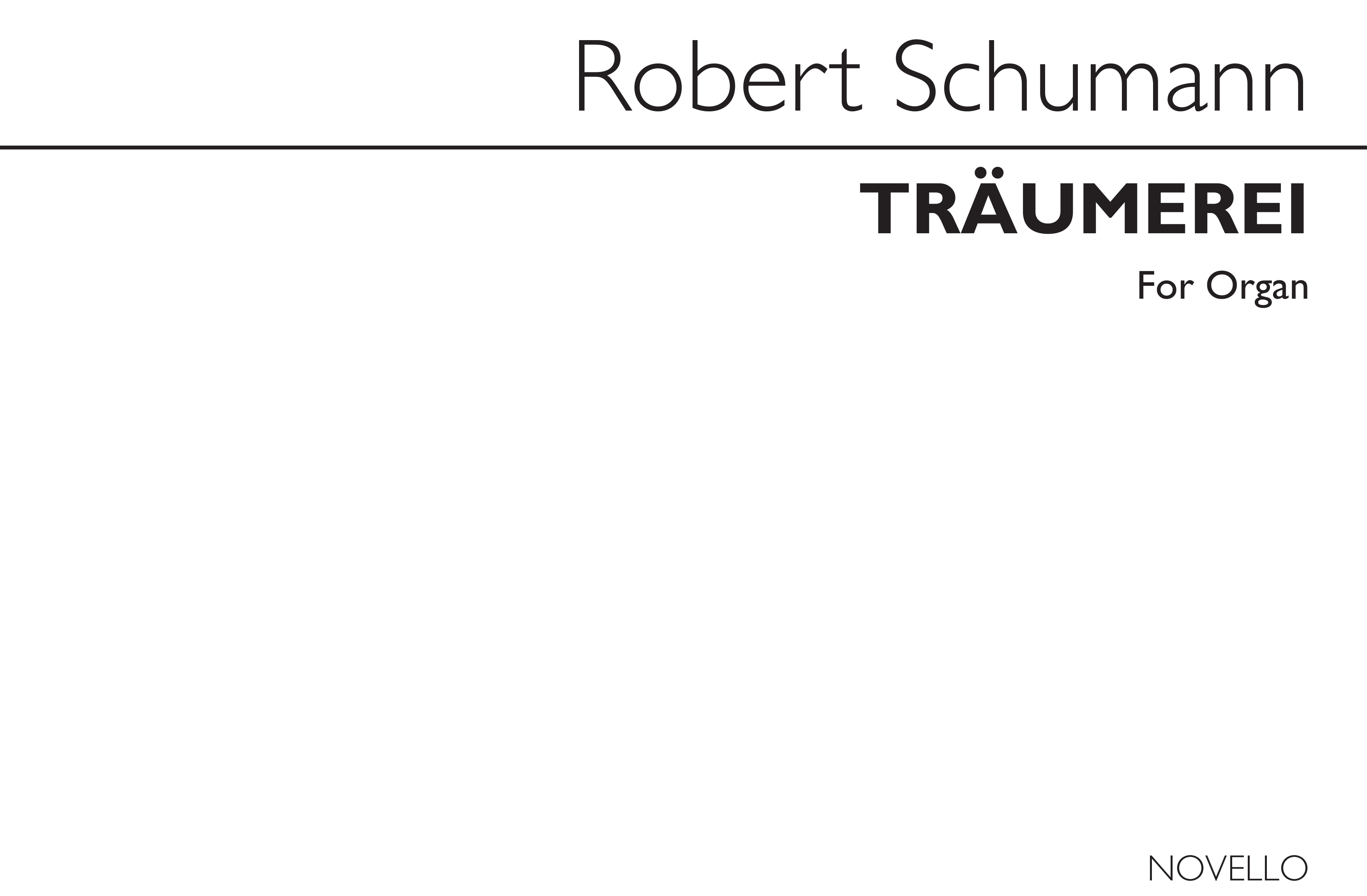 Robert Schumann: Traumerei (Organ)