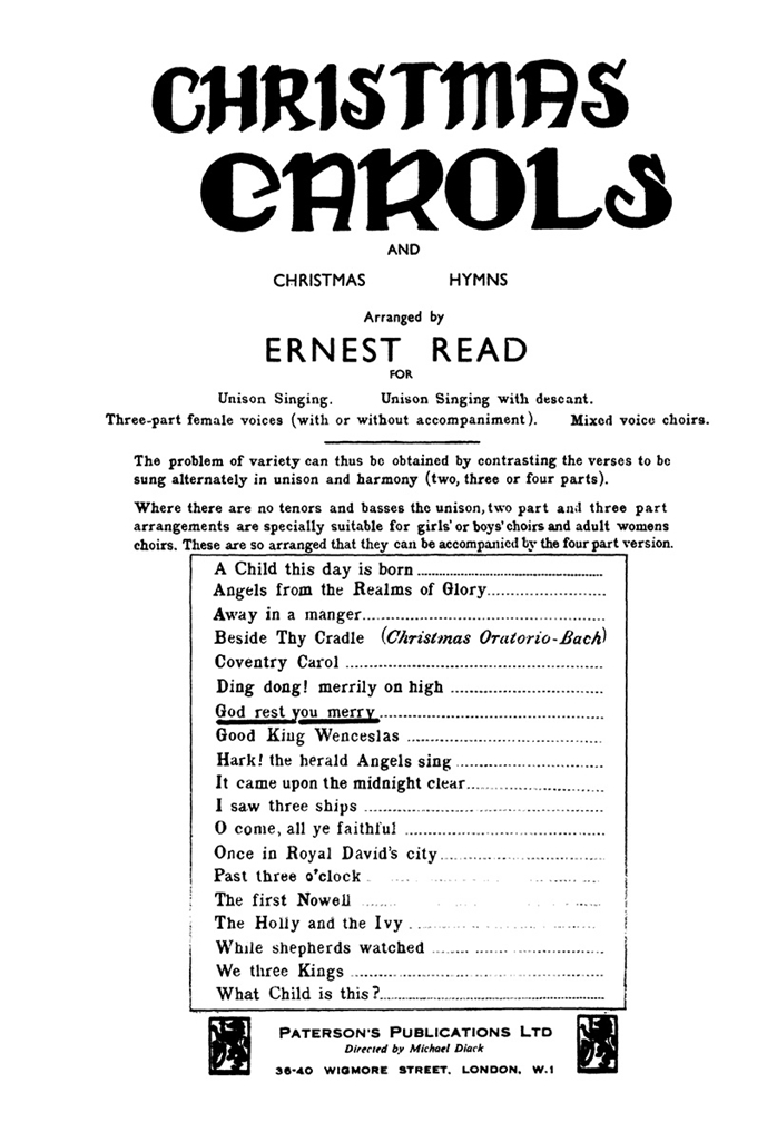 Read God Rest Ye Merry, Gentlemen Satb