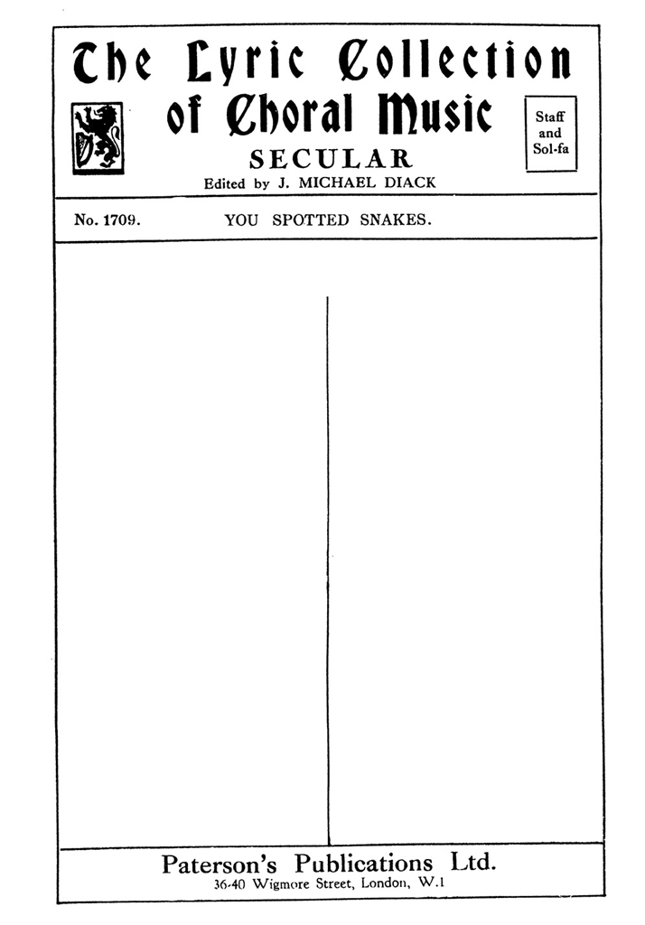 Arthur Collingwood: Ye Spotted Snakes