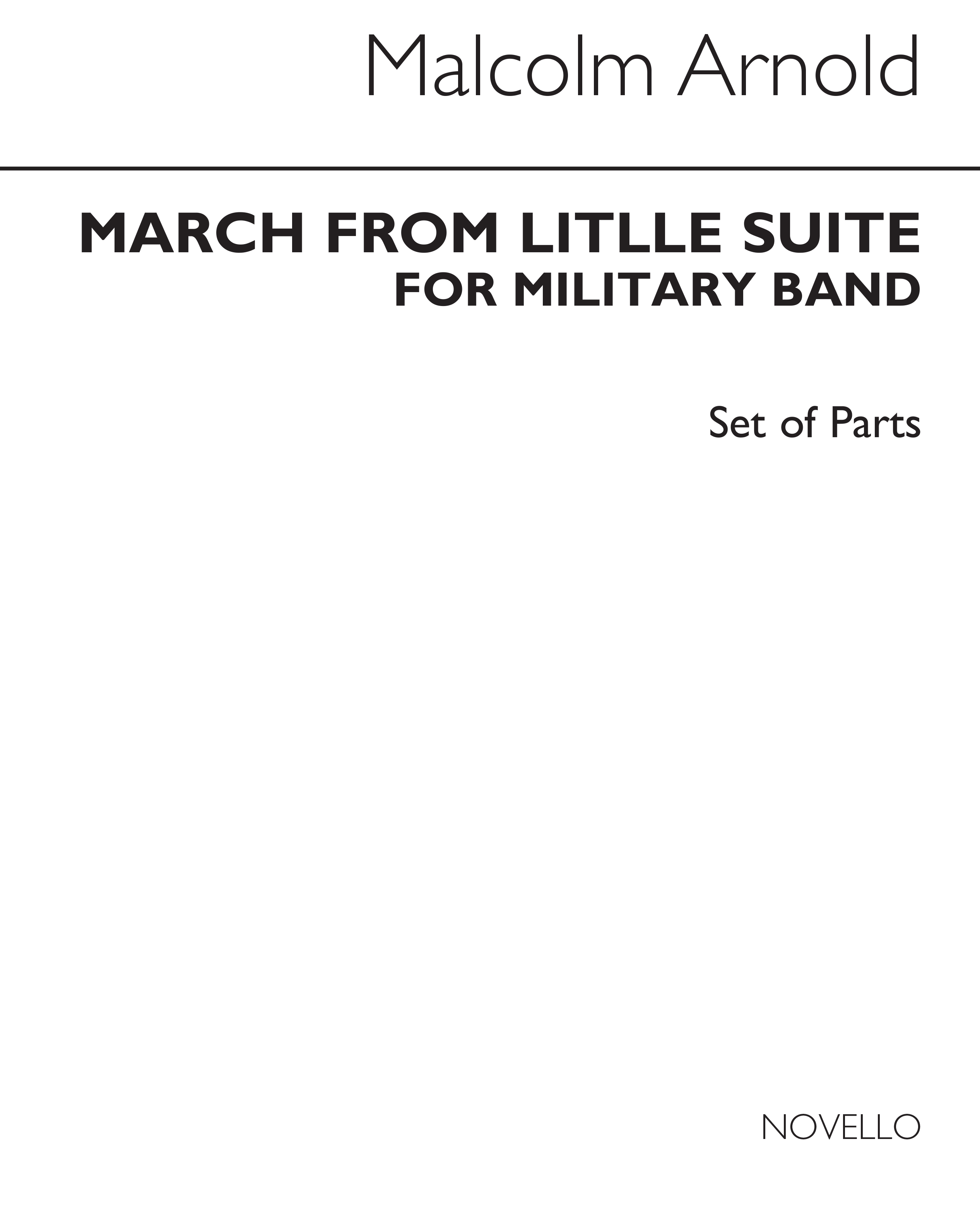 Malcolm Arnold: March From The Little Suite For Brass Band (Parts)