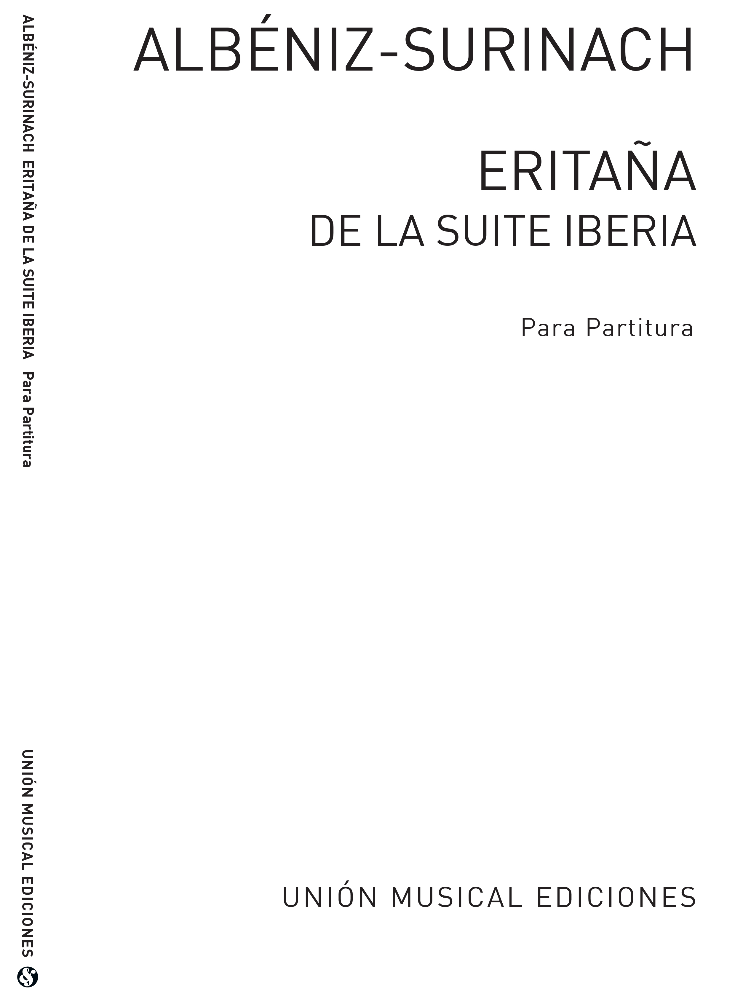 Albeniz: Eritana from Iberia (Surinach)