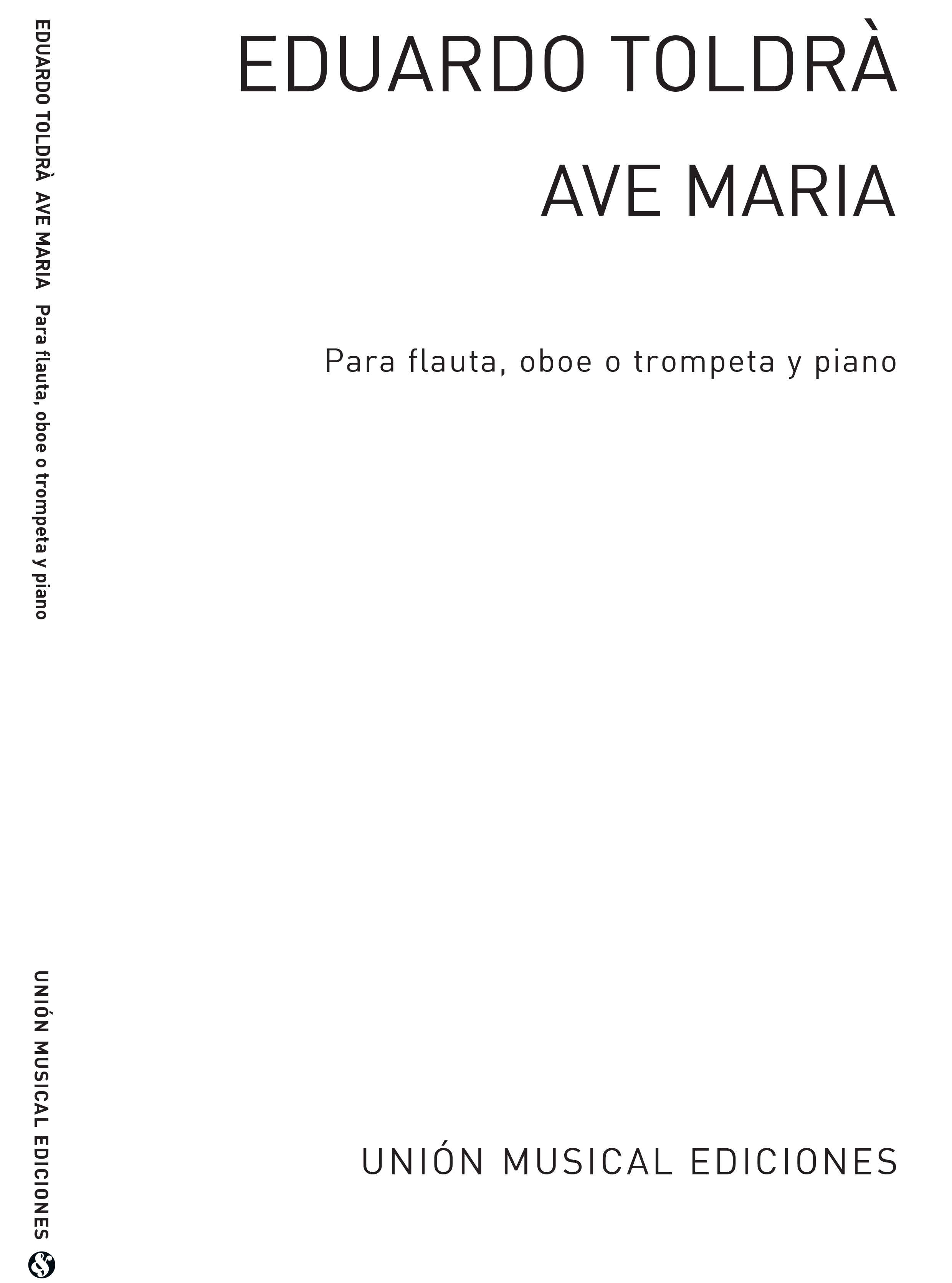 Toldra: Ave Maria (Amaz) for Trumpet and Piano
