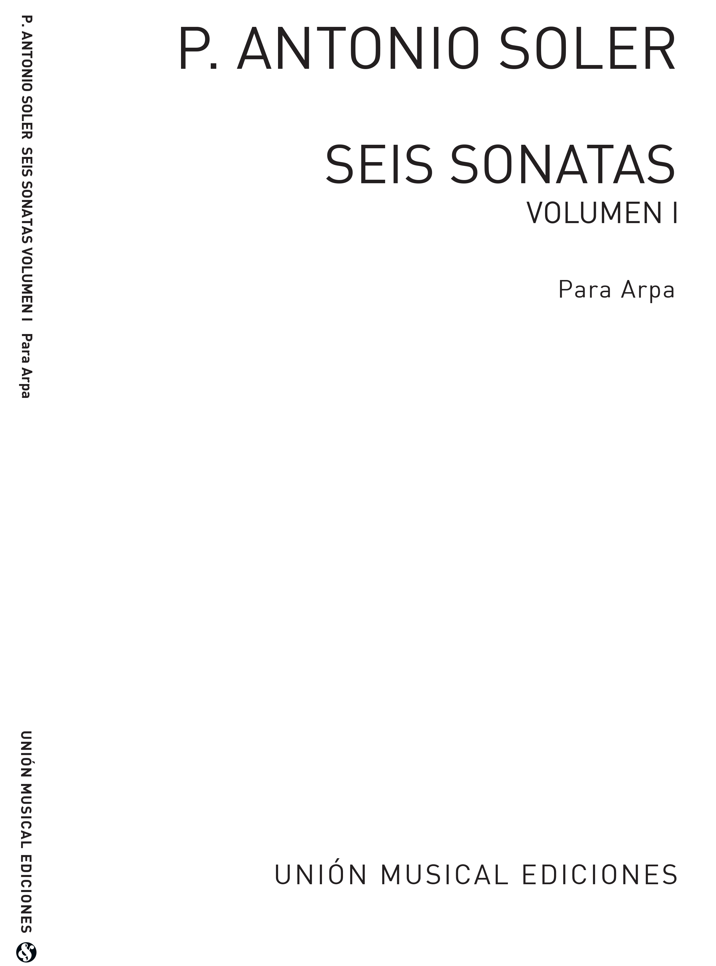 Soler: Seis Sonatas Vol.1 (Calvo Manzano) for Harp