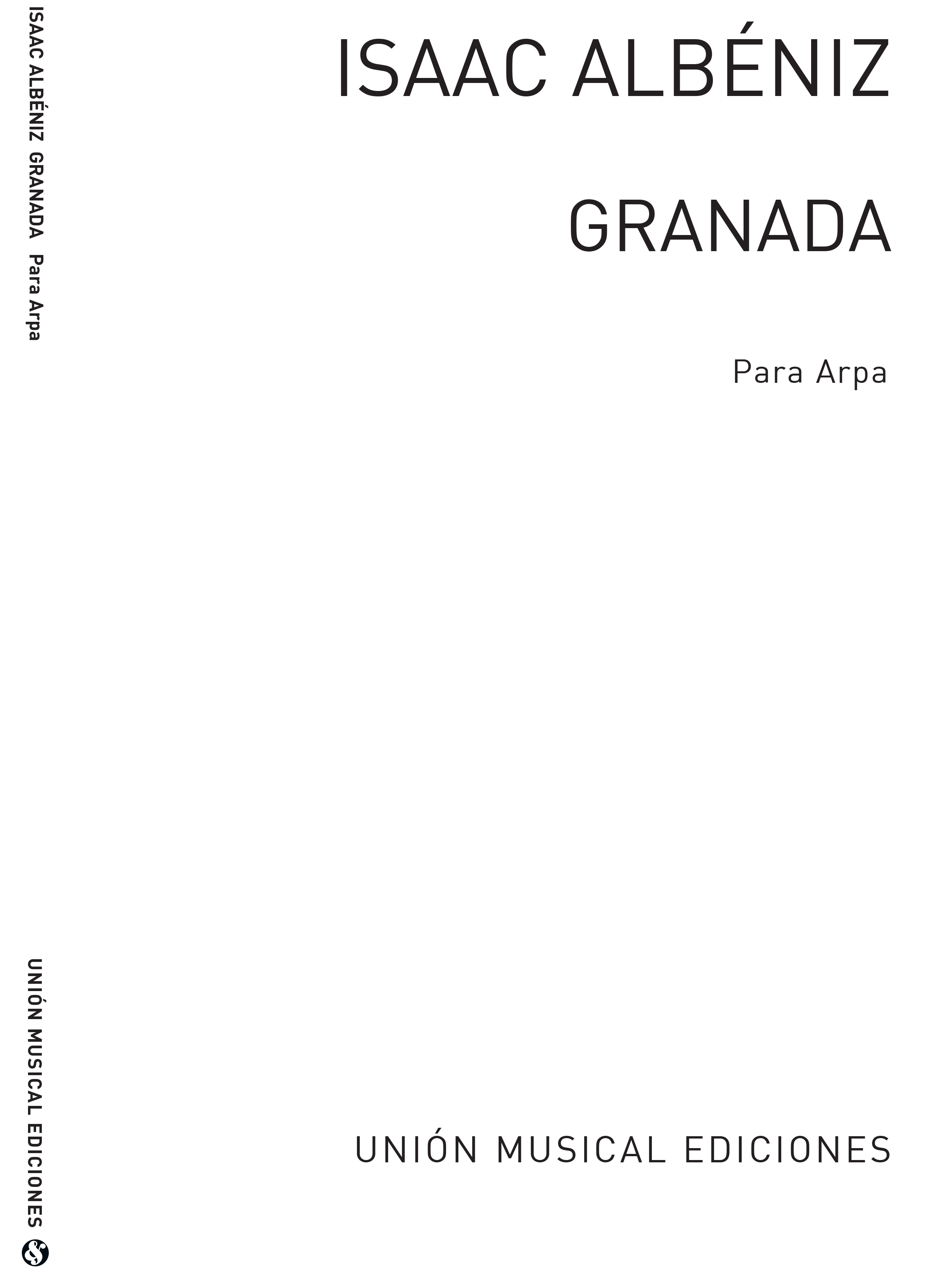 Albeniz: Granada (Zabaleta) for Harp