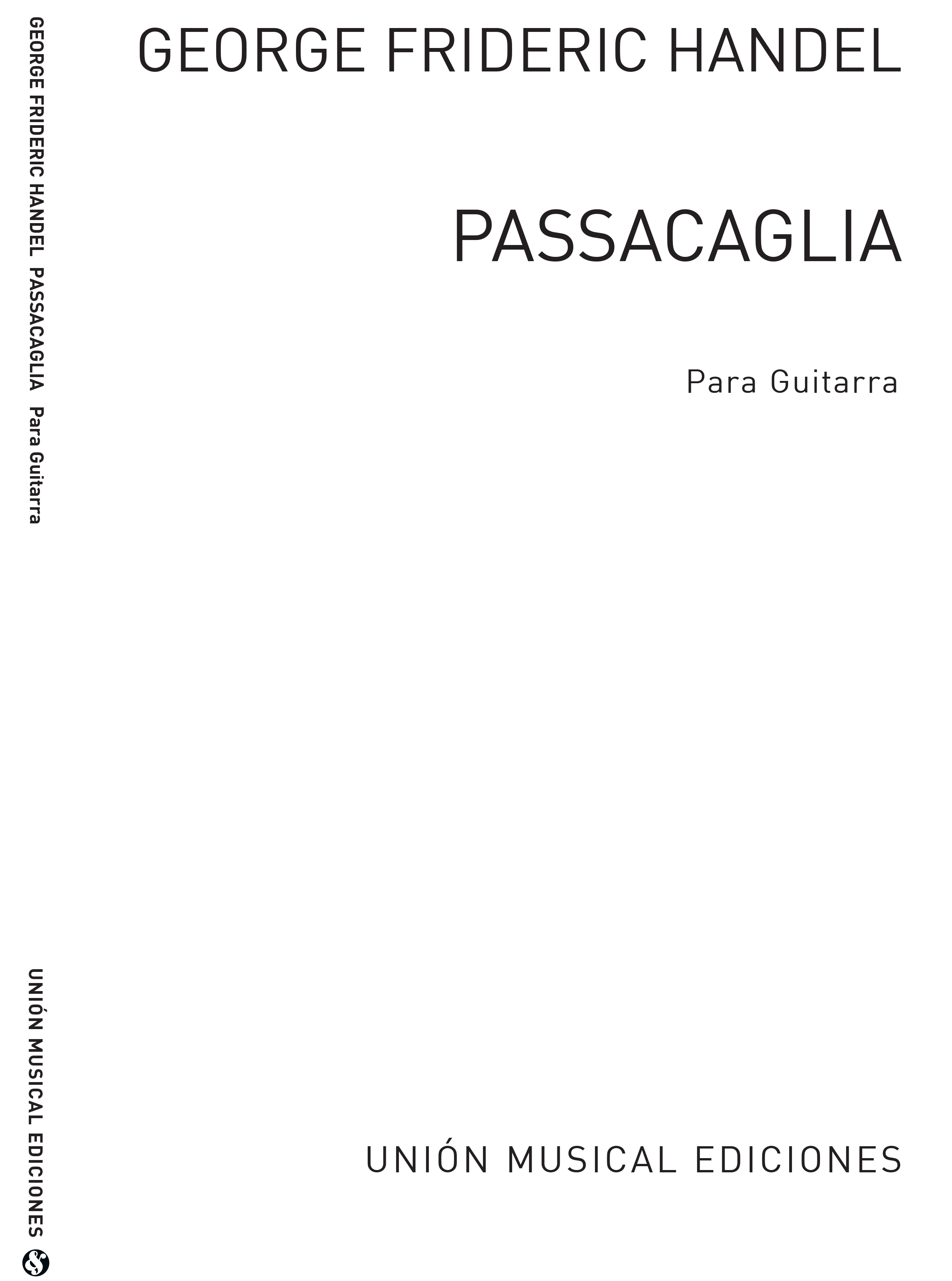 Haendel: Passacaglia (Garcia Velasco) for Guitar