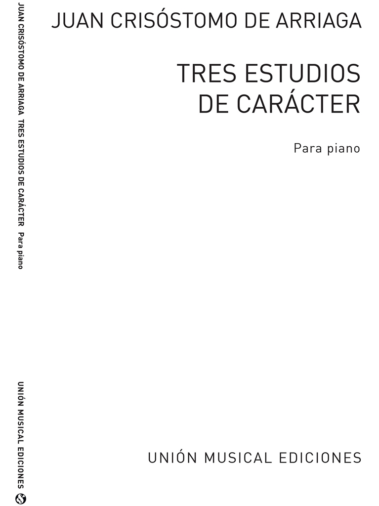 J.C. Arriaga: Tres Estudios Piano