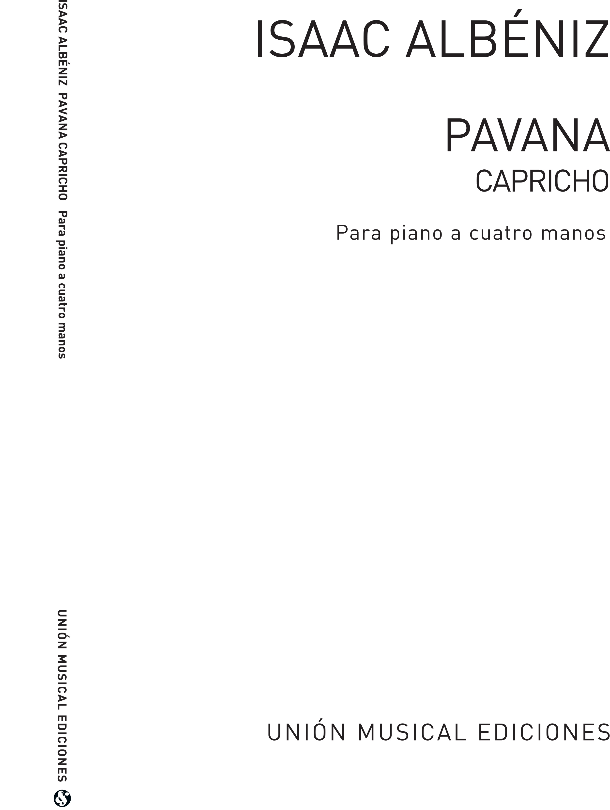 Isaac Albeniz: Pavana Capricho Piano for 4 Hands