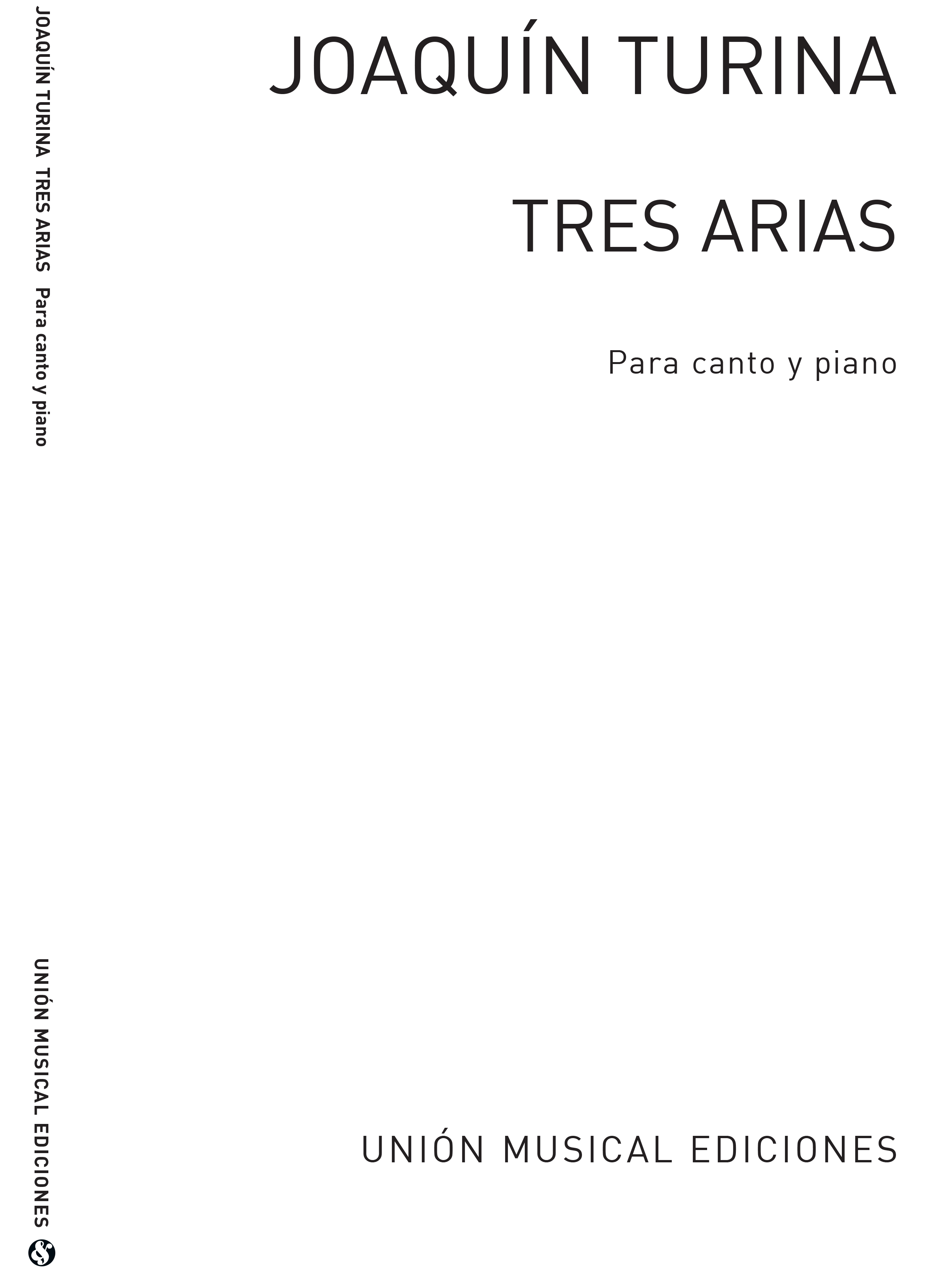 Turina Tres Arias Voice/piano