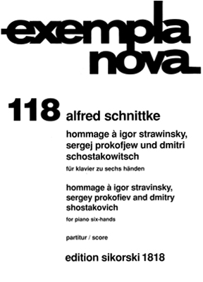Alfred Schnittke: Hommage A Igor Strawinsky, Sergej Prokofjew Und Dmitri Schosta