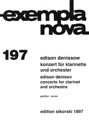 Denissow, Edison: Concerto - Score