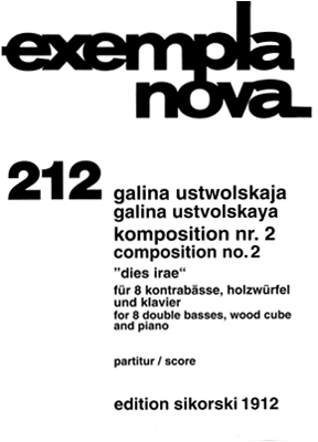 Ustwolskaja, Galina: Composition No 2 - Score