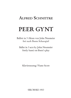 Alfred Schnittke: Peer Gynt