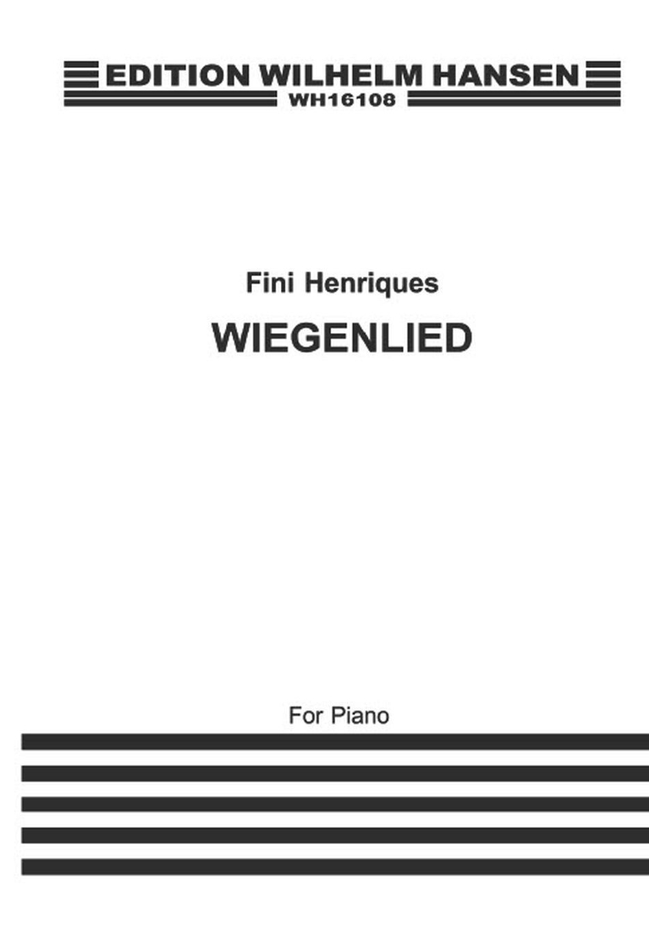 Fini Henriqus: Wiegenlied (Piano)