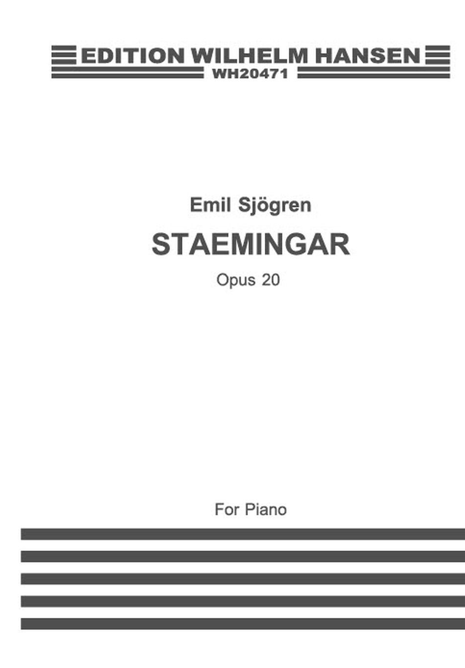 Emil Sjgren: Staemningar Op.20