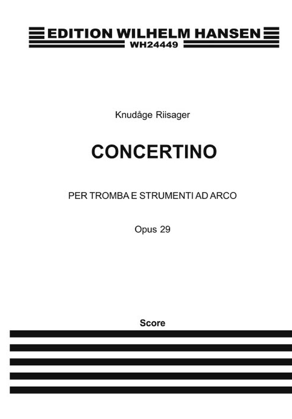 Knudge Riisager: Concertino Per Tromba Op.29
