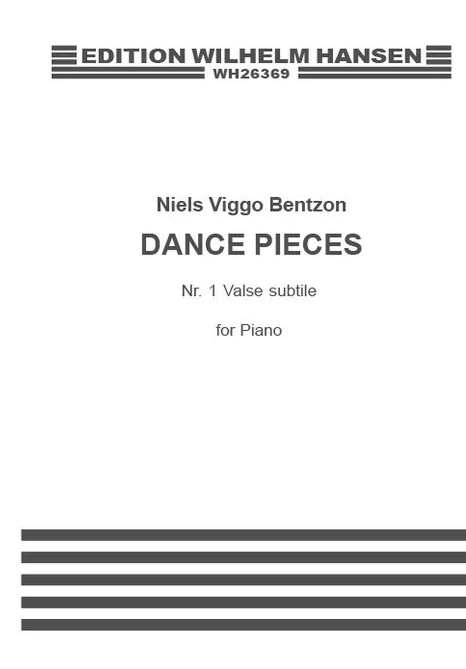 Niels Viggo Bentzon: Three Dance Pieces Op.45- No.1 Valse Subtile