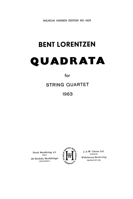 Quadrata 1963