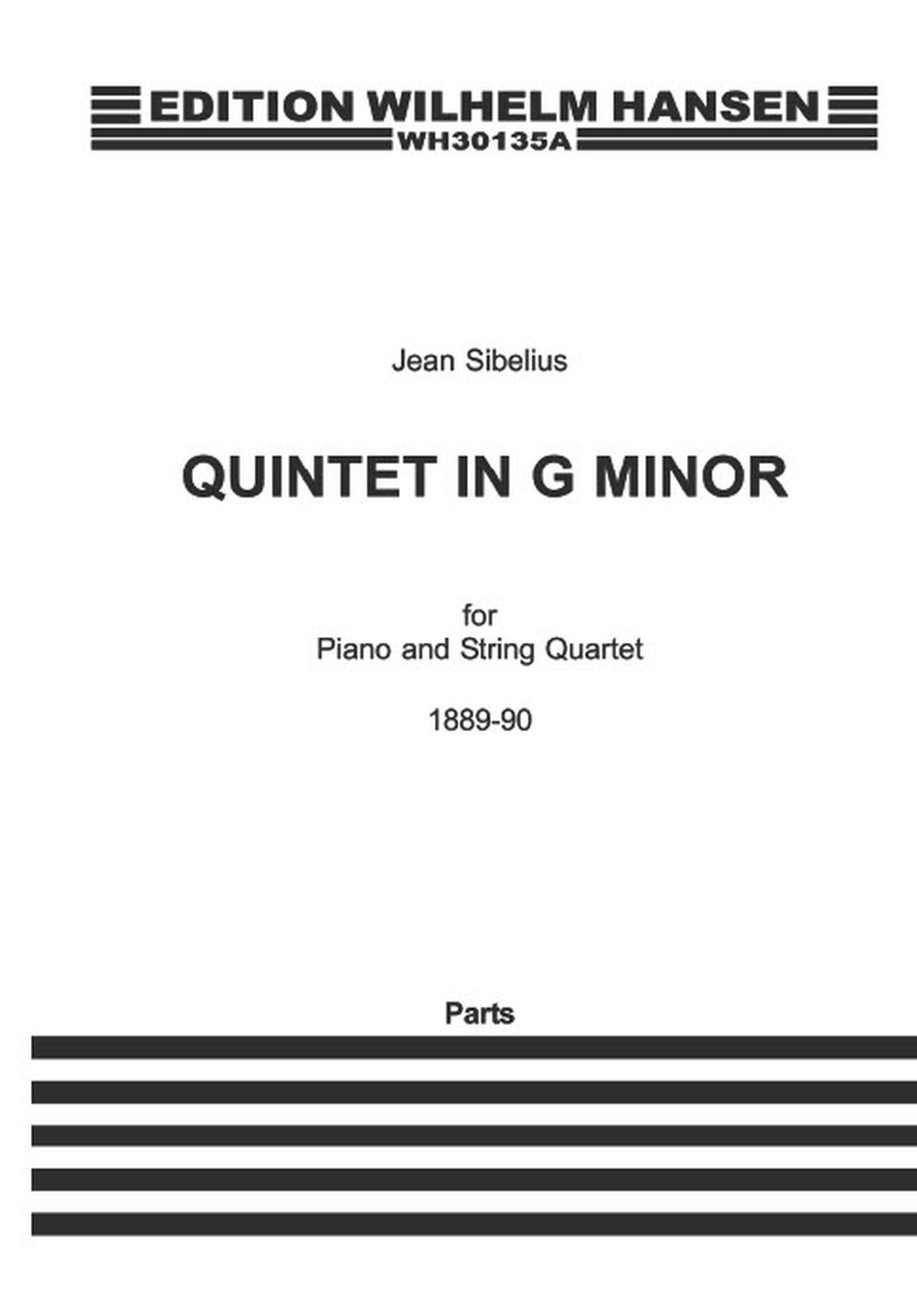Jean Sibelius: Quintet In G Minor - String Parts