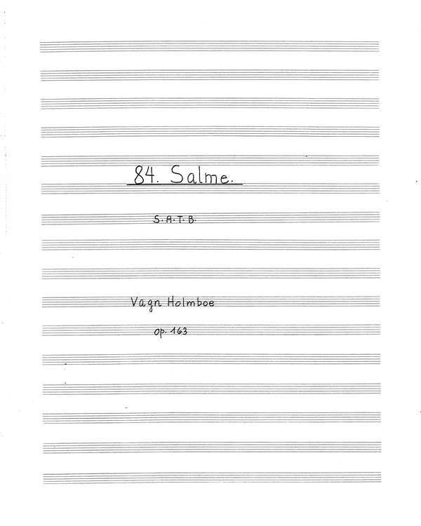 Vagn Holmboe: 84. Salme Op.163