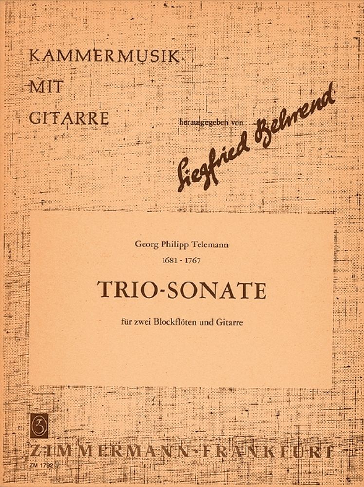 Telemann: Trio Sonata F Major