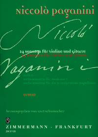 Niccolo Paganini: 24 Sonaten Fur Violine Und Gitarre - Heft II