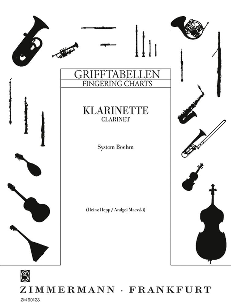 Fingering Chart: System Boehm (Clarinet)